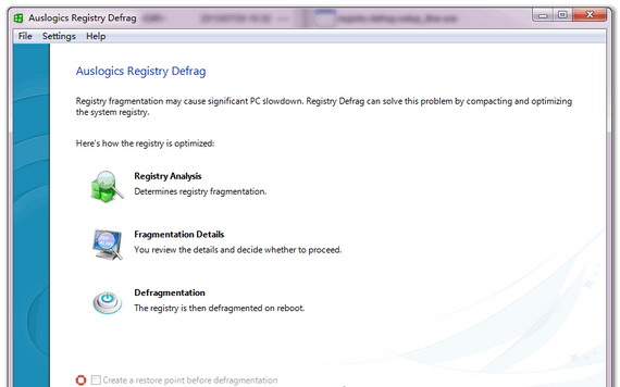 auslogicsregistrydefrag截图1