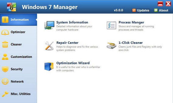 Windows7Manager截图1