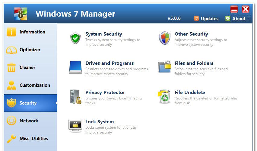 Windows 7 Manager Portable v5.0.6 绿色便携破解版