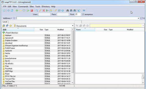 leapftp中文版截图1