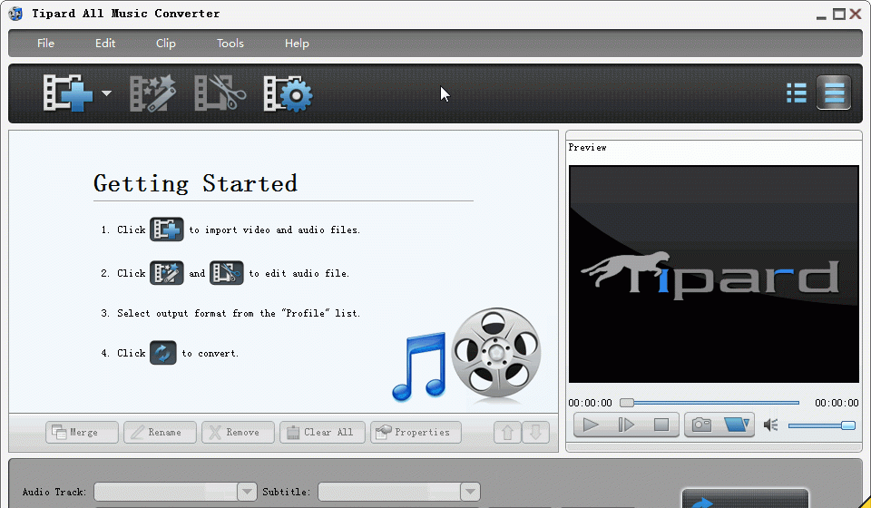 TipardAllMusicConverterv7.1.50破解版_音频格式转换工具截图1