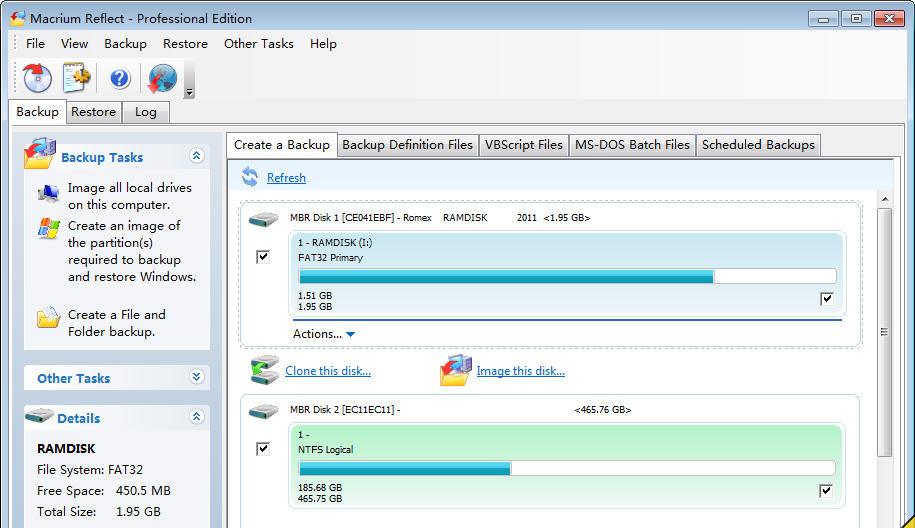 MacriumReflectProfessionalv5.3.7256专业版破解版_硬盘备份截图1