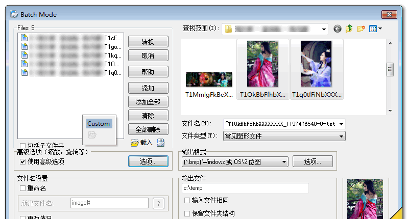 Advanced Batch Converter(批量图片转换) v7.6 中文汉化特别版