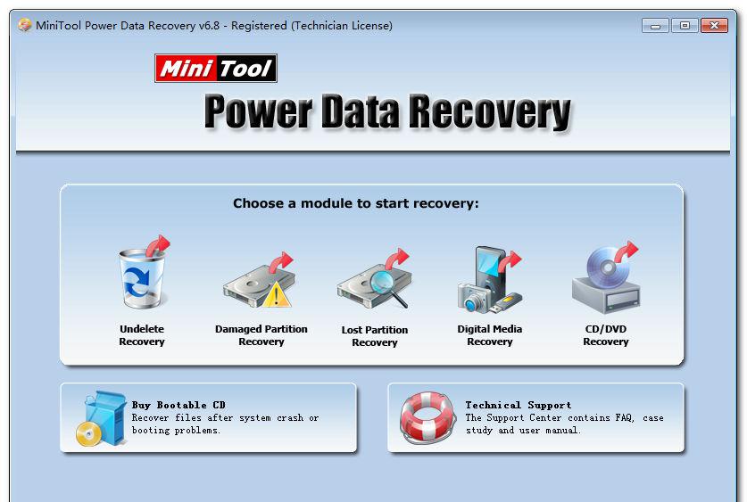 MiniToolPowerDataRecoveryTechnicianv6.8技术员注册版截图1