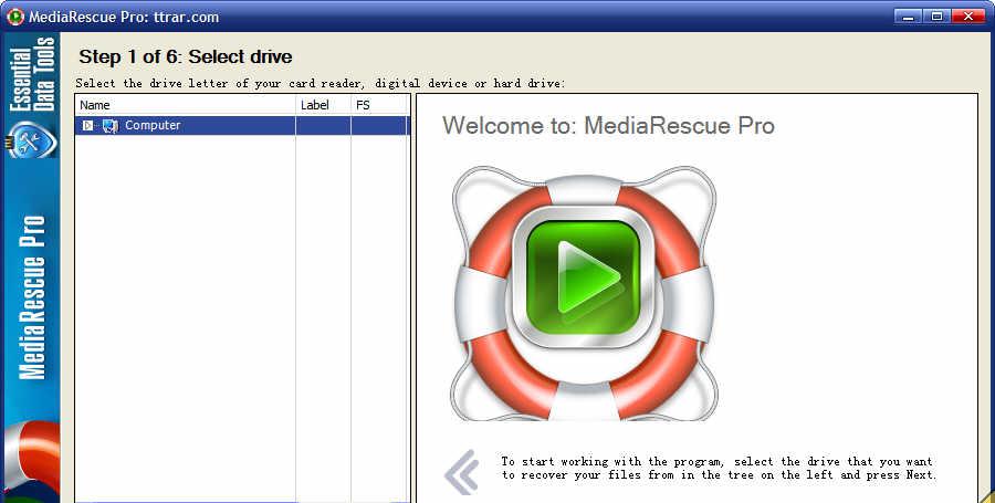 MediaRescueProv6.10Build961破解版截图1