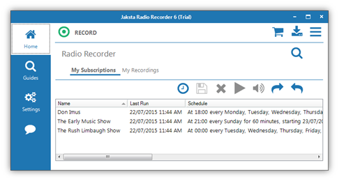 Jaksta Radio Recorder