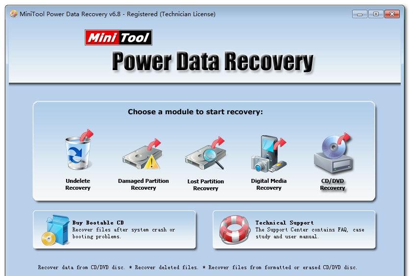 MiniToolPowerDataRecoveryTechnicianPortablev6.8绿色便携注册版截图1