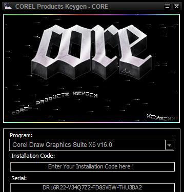 coreldrawx6注册机截图1