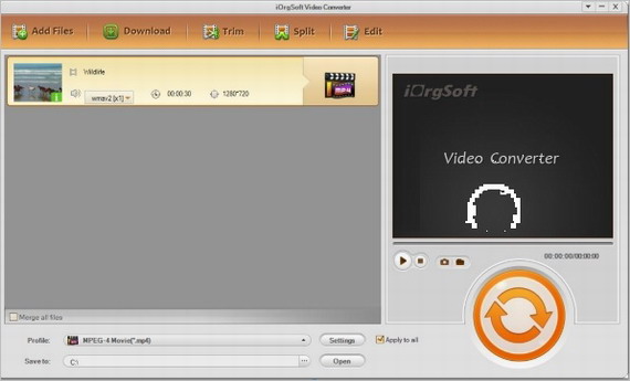 iOrgSoftVideoConverter截图1