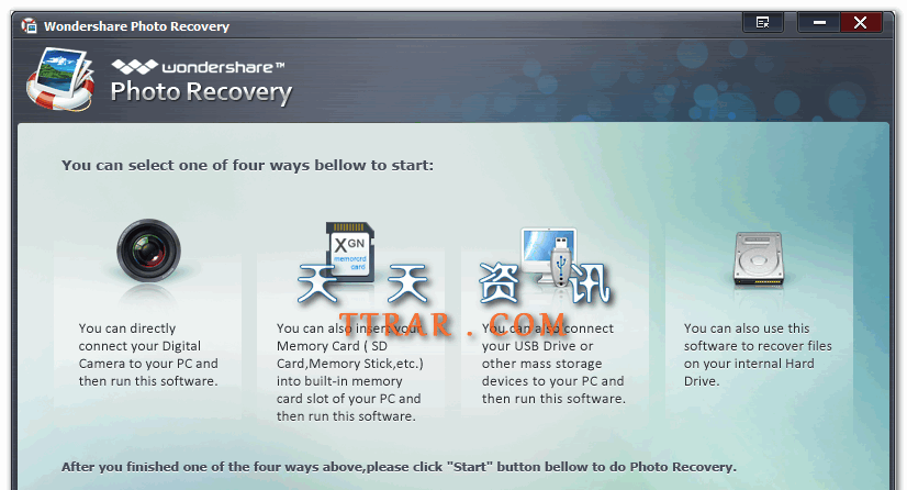 WondersharePhotoRecoveryv3.1.0.6破解版截图1