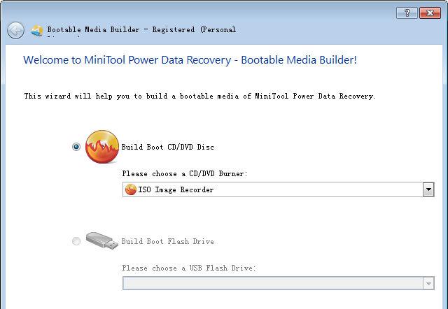 MiniToolPowerDataRecoveryBootableMediaBuilderv6.8注册版截图1