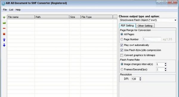 AiltAllDocumenttoSWFConverter截图1
