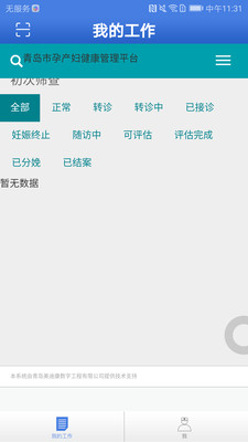 孕产妇管理系统截图2