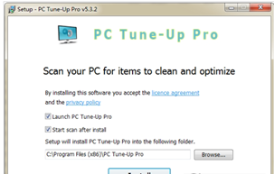 Large Software PC Tune-Up Pro