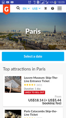 ParisbestTickets截图1