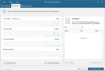 Auslogics Disk Defrag Free