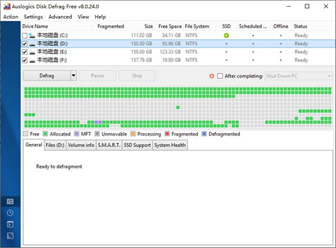 Auslogics Disk Defrag Free