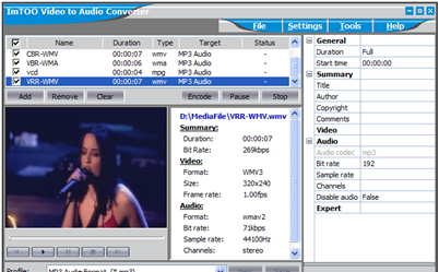 ImTOO Video to Audio Converter