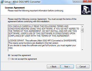 Allok OGG MP3 Converter