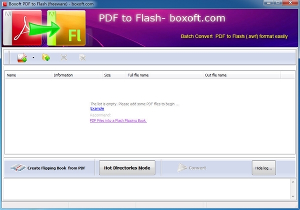 Boxoft PDF to Flash(PDF转FLASH工具)