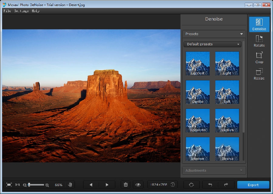 图片降噪软件Movavi Photo DeNoise
