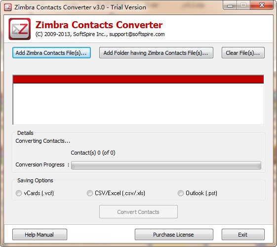 Zimbra Contacts Converter(Zimbra转换器)