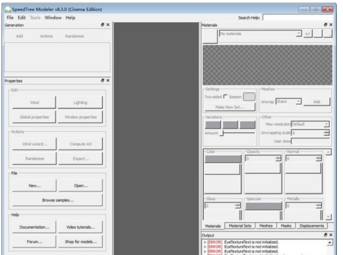 SpeedTree Modeler(三维树木建模软件)