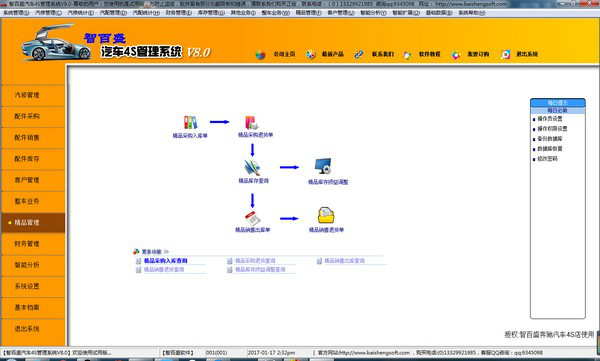 智百盛汽车4s管理系统