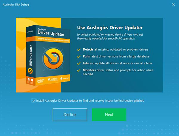 Auslogics Disk Defrag Pro