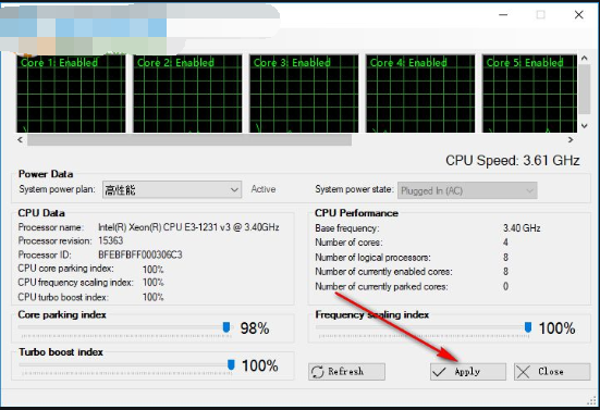 Cpu Core Parking Manager 3