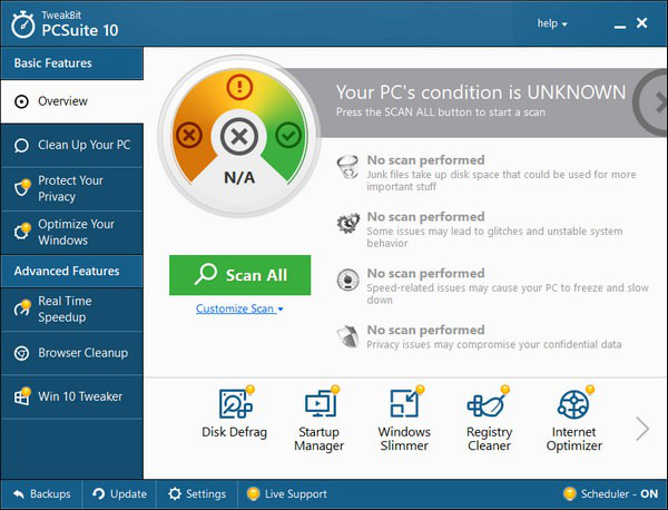 TweakBit PCSuite(系统优化工具)