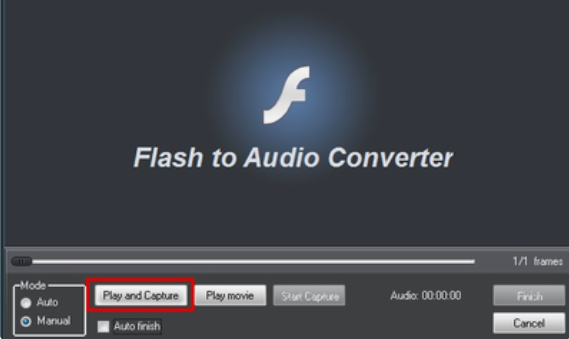 Amazing Flash to Audio Converter