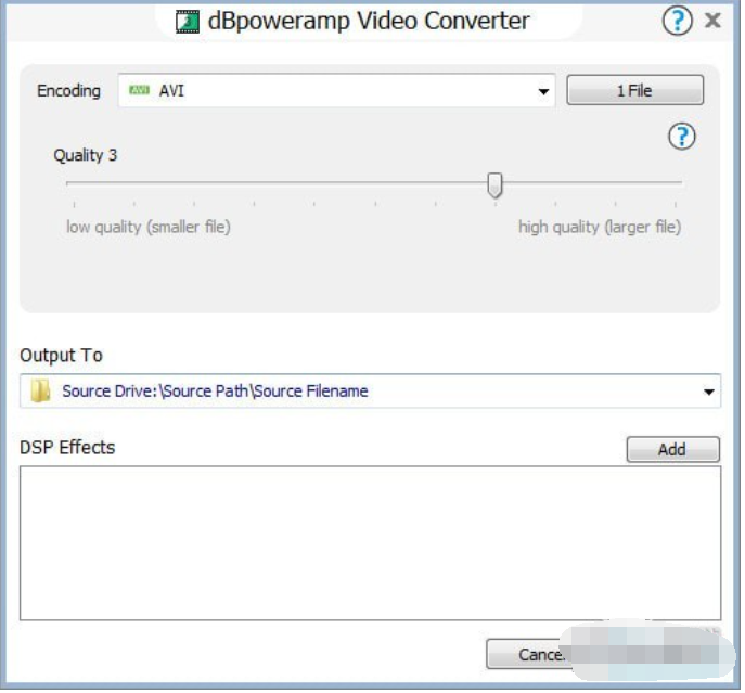 dBpoweramp Video Converter